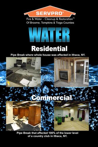 Water Damage; Before & After