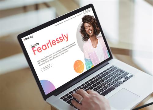 Ubiquity website design by Freshy