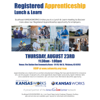 Registered Apprenticeship Lunch & Learn hosted by Southeast KANSASWORKS in Pittsburg