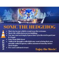 Briggs hosting Drive-In Movie night ~ Sonic the Hedgehog