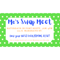 Mo's Swap Meet, Saturdays Only, 7am-4pm, 3rd & Margrave St.