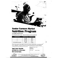 Seniors 60+ Farmers' Market Voucher Program Signup