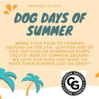 Common Ground Coffee Co. - Dog Days of Summer is here!