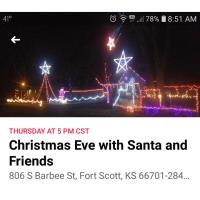 John Willis host a Christmas Eve with Santa and Friend event