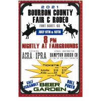 ACRA-IPRA Rodeo, part of the Bourbon County Fair, Fri & Sat 8pm