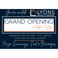 CHAMBER-AFTER HOURS GRAND OPENING & RIBBON CUTTING TO CELEBRATE LYONS REALTY GROUP