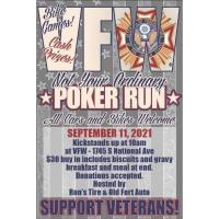 Poker Run to benefit the VFW