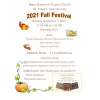 St. Anne's Altar Society 2021 Fall Festival