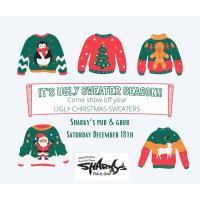 Ugly Christmas Sweater Season at Sharky's