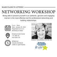 Chamber Networking Workshop: How to Build Professional Relationships - Tammy Wellbrock