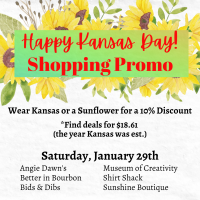 Celebrate Kansas Day with your Local Kansas owned Businesses!