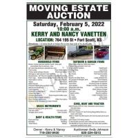 Moving Estate Auction of Kerry and Nancy VanEtten - Lake Fort Scott