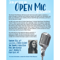 Open Mic Afternoon hosted by Gordon Parks Museum