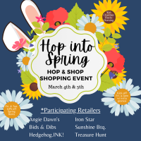 Hop Into Spring Shopping Event 3/4-3/5