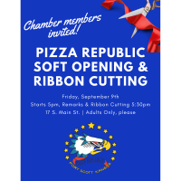 Pizza Republic After-hours, Soft Opening & Ribbon Cutting