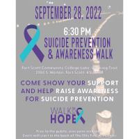 Suicide Prevention & Awareness Walk hosted by Fort Scott Community College