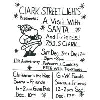 Santa and Friends at Christmas in the Park ~ by Clark Street Lights