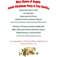 Mary Queen of Angels Christmas Party and Auction