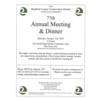 77th Annual meeting & Dinner Bourbon Co. Conservation District