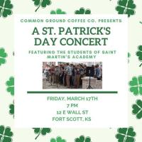 St. Patrick's Day Concert at Common Ground Coffee Co.