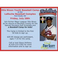 Otis Nixon Youth Baseball Camp