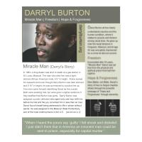 Darryl Burton, Miracle Man, Community Program @ First Presbyterian