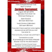 Cornhole Tournament hosted by FSHS Volleyball Booster Club