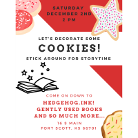 Christmas Cookie Decorating & Storytime at Hedgehog.INK! Bookstore