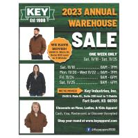 Key Industries Annual Warehouse Sale