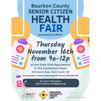 Bourbon County Senior Citizen Health Fair hosted by HBCAT