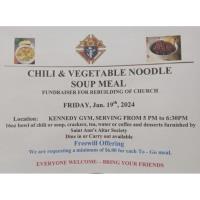 Chili & Vegetable Noodle Soup Meal at Kennedy Gym