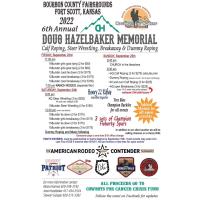 8th Annual Doug Hazelbaker Memorial Calf Roping, Steer Wrestling, Breakaway & Dummy Roping