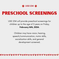 USD-234 Preschool Screening