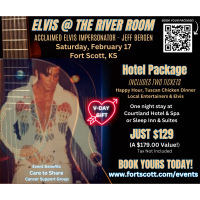 ELVIS is in the Building ~ Concert, Dinner, and HOTEL package!