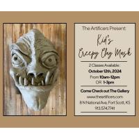 Kid's Creepy Clay Mask Class at The Artificers