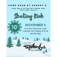 Skating Rink Fundraiser at Sharky's