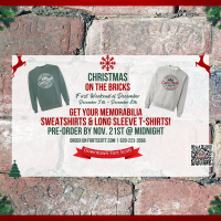 Christmas on the Bricks Event Sweatshirts