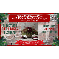 Christmas Floral Centerpiece Class at The Courtland Hotel & Day Spa