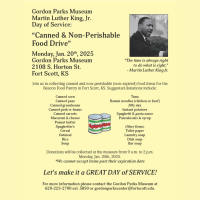 Martin Luther King, Jr. Day of Service: Canned & Non-Perishable Food Drive