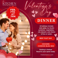 Valentine's Day Dinner at the the Kitchen