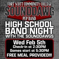 FSCC SoundDawg Pep Band hosts high School Band Night