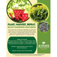 "Plant, Harvest, Repeat: Bucket Gardening Made Simple" by Southwind Extension District