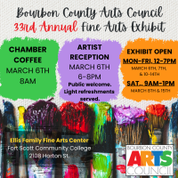 33rd Annual Fine Arts Exhibit by the Bourbon County Arts Council