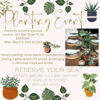 Planting Event hosted by Sunshine Boutique