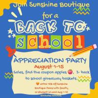 Back to School Appreciation Party by Sunshine Boutique