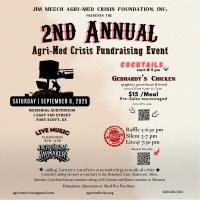 2nd Annual Jim Meech Agri-Med Crisis Fundraiser ~ Raffle, Chicken Dinner, Auction & Dance