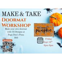 Make & Take Doormat Workshop at Papa Don's