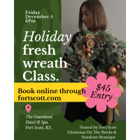 Holiday Wreath Class
