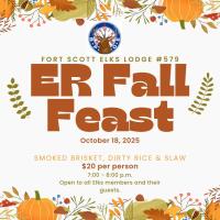 Elks Lodge Fall Feast for Elks members & their guests