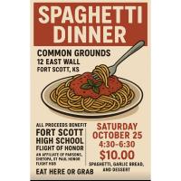 Spaghetti Dinner for FSHS Flight of Honor